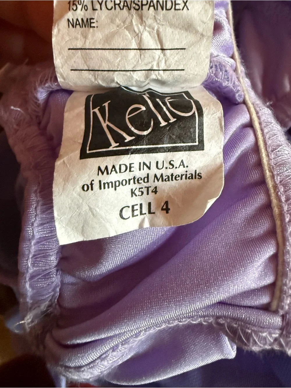 Kelle LC Lavender Lyrical Dance Costume Rhinestone Lace Contemporary Solo